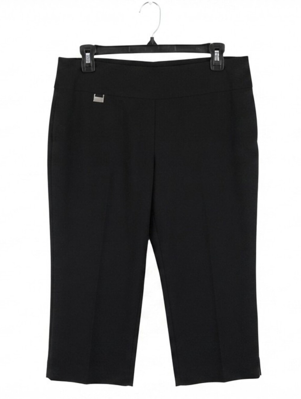 ​Alex & Olivia Women's Black Pants Size 16W Pull-On Stretch Career Trousers